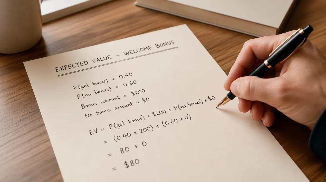 Casino Welcome Bonus Expected Value: The 2026 UK Framework