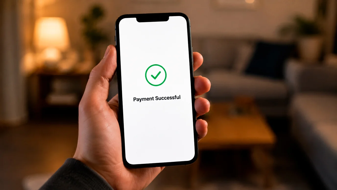 Casino withdrawal confirmation screen after non-sticky welcome bonus conversion