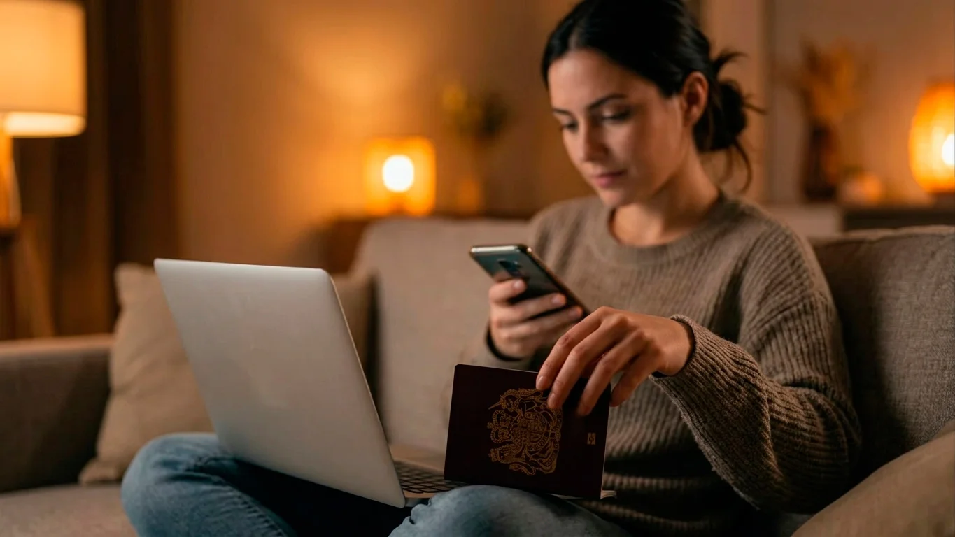 Player uploading identity documents during casino account registration