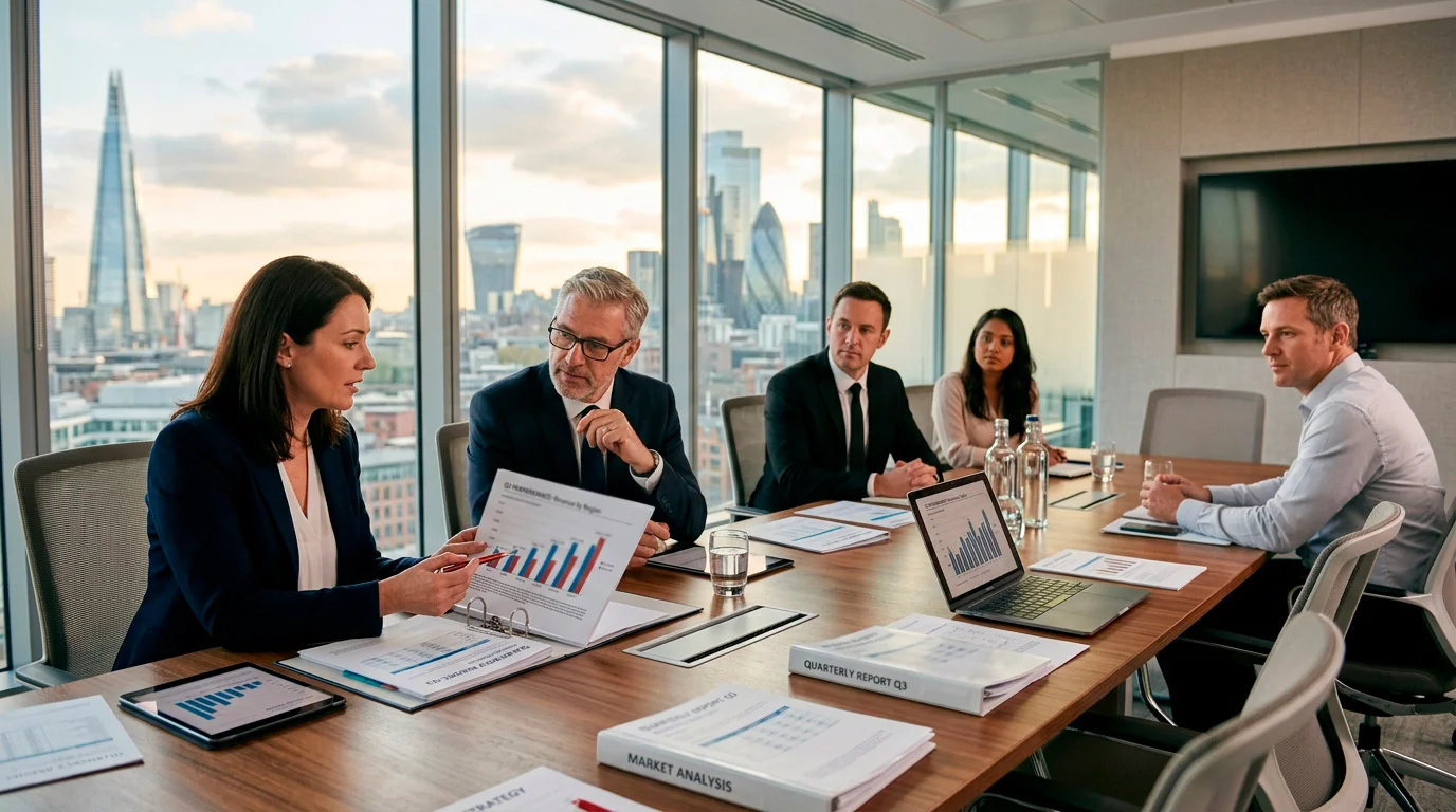 Finance briefing room analysing UK gambling tax policy shift