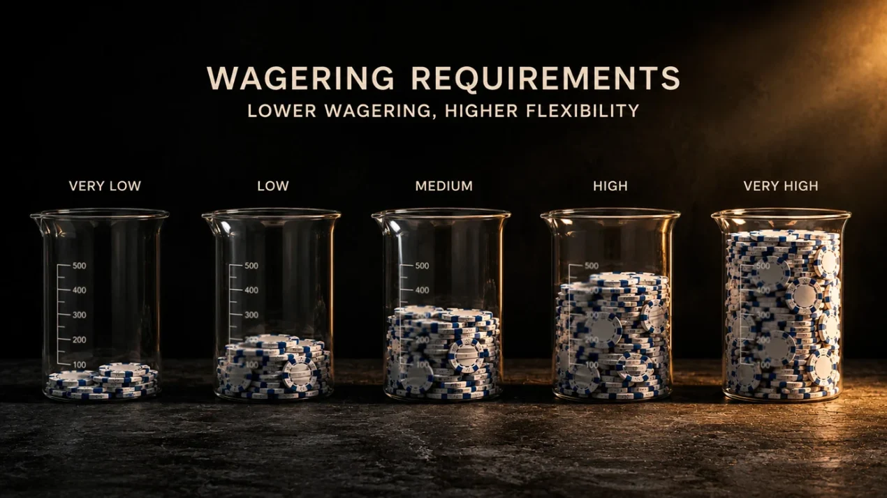 Low Wagering Casino Welcome Bonus: Between 1x and 10x Explained