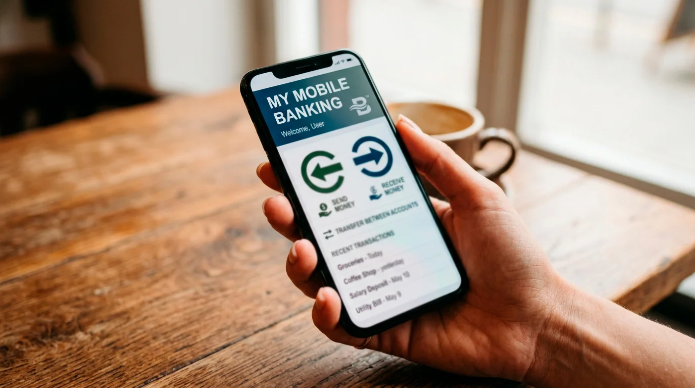 Smartphone showing mobile payment and open banking transfer options for casino deposits