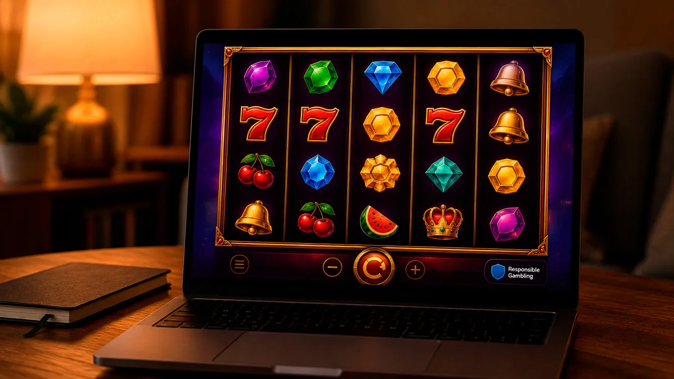 UK online slot game session at the five pound regulatory stake cap