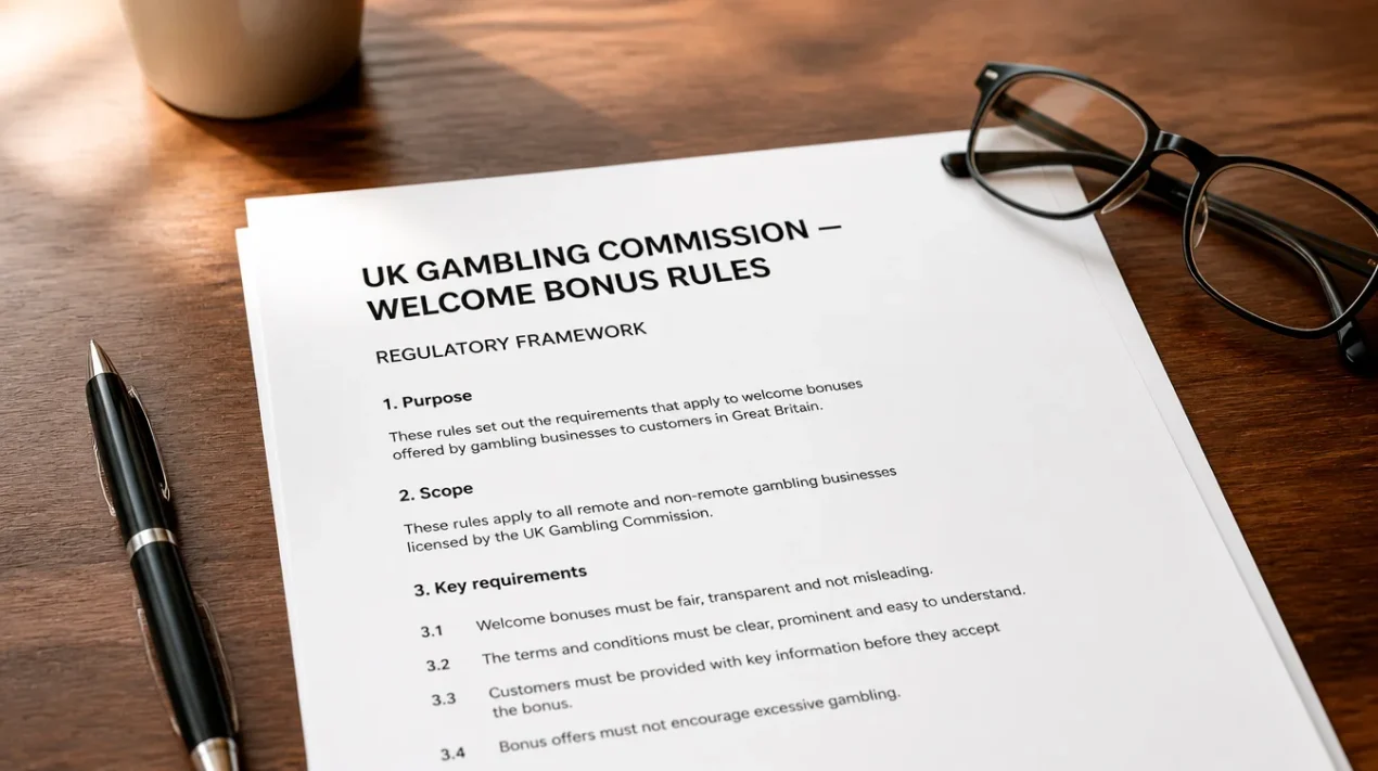UKGC Casino Welcome Bonus Rules in 2026: The Full Regulatory Framework