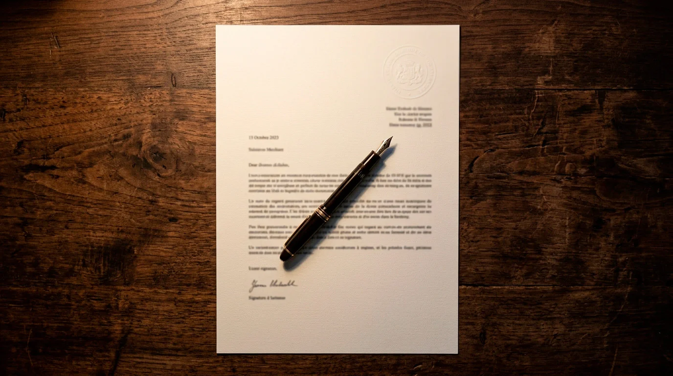 UKGC enforcement letter with an official stamp on an operator compliance desk
