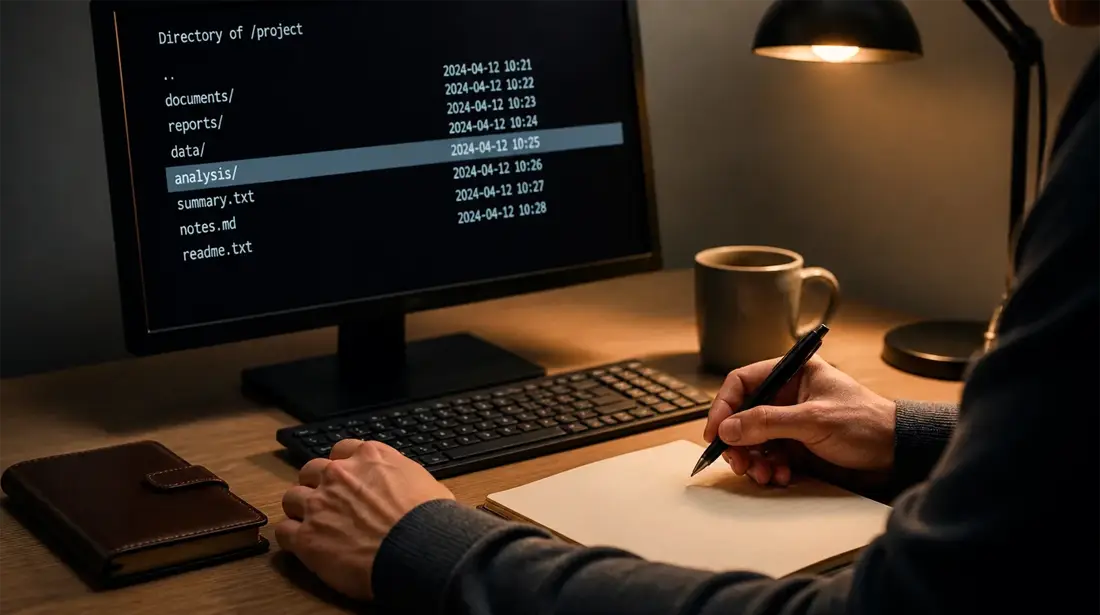 Researcher cross-referencing UK Gambling Commission licence register on a desktop screen in an office