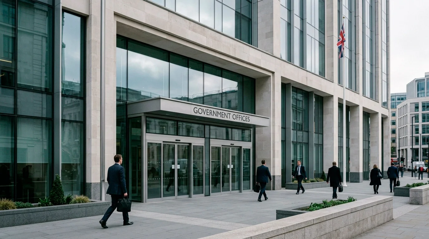UK Gambling Commission regulatory policy office signage