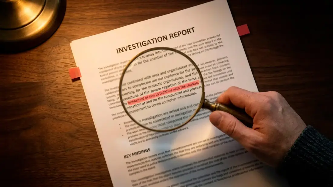 Magnifying glass examining suspicious clauses in a printed casino welcome bonus offer