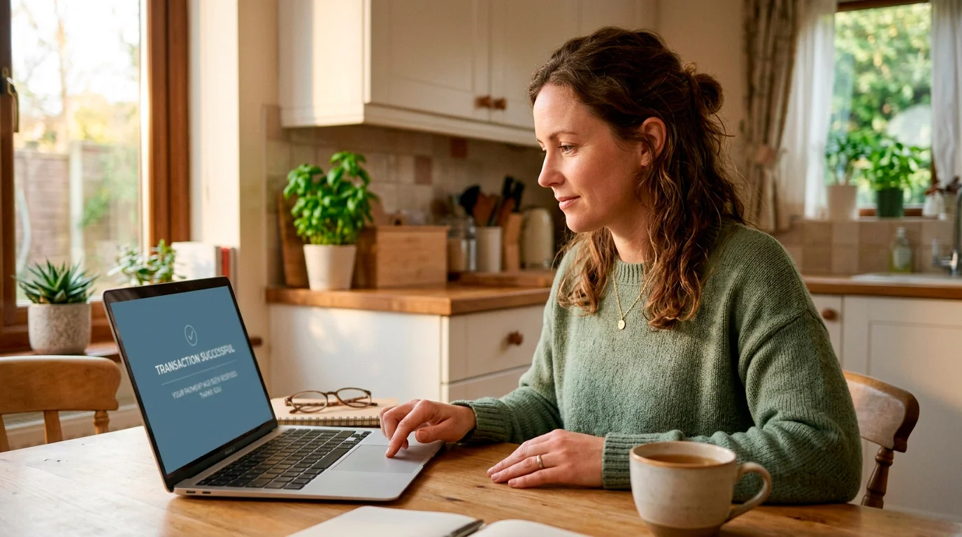 Player initiating welcome bonus withdrawal request at laptop
